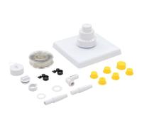 VidaXL Ensemble de fontaine de piscine 13 pcs Blanc