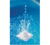 vidaXL Ensemble de fontaine de piscine 13 pcs Blanc