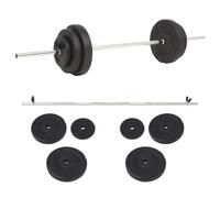 Vidaxl Ensemble De Haltères 30 Kg Multicolore
