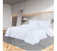 vidaXL Ensemble de housse de couette Blanc 200x220 cm Coton136169