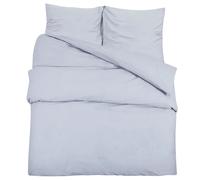 Vidaxl Ensemble De Housse De Couette Gris 135x200 Cm Microfibre Légère