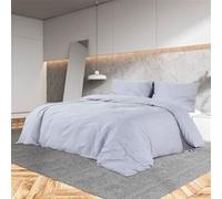 Vidaxl Ensemble De Housse De Couette Gris 200x220 Cm Microfibre Lã©Gã¿Re