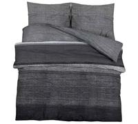 vidaXL Ensemble de housse de couette 136483 - Coton Gris foncé 260x240 cm