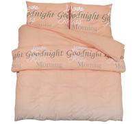 vidaXL Ensemble de housse de couette rose 200 x 220 cm coton