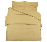 Ensemble de housse de couette Taupe 200x200 cm Microfibre