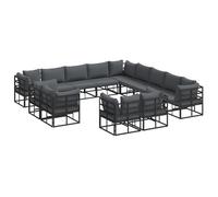 vidaXL Ensemble de Jardin Mobilier de terrasse Canapé modulable Patio Lounge