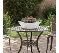 Vidaxl Ensemble De Jardinières En Acier Acier Galvanisé 40 X 40 X 15 Cm