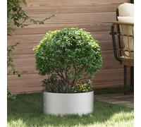 vidaXL Ensemble de Jardinières Galvanisées Galvanisé Acier