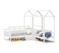 Ensemble de Lit de Jour et de Banc et Toit Canapé-lit Salon Pin Massif vidaXL