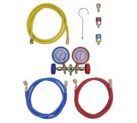 vidaXL Ensemble de manomètre à 2 voies pour climatiseur