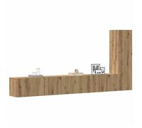 vidaXL Ensemble de meuble TV mural 3 pcs chêne artisanal, meuble tv, meuble multimédia, console tv, meuble hifi, centre de 3329198