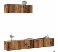 Ensemble de meuble TV mural 3 pcs vieux bois bois d'ingénierie 3329205