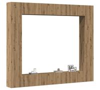 vidaXL Ensemble de meuble TV mural 8 pcs chêne artisanal