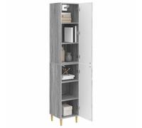 vidaXL Ensemble de Meubles 2 pcs 33 x 34,5 x 90 cm Bois d'ingénierie, Mobilier Moderne Gain de Place, Ensemble modulable, Fonctionnel et Pratique pour Un Style de Vie Dynamique