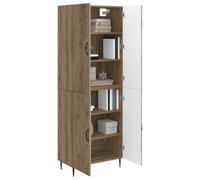 vidaXL Ensemble de Meubles 2 pcs 66 x 34,5 x 89,5 cm Bois d'ingénierie, Ensemble de Meubles abordables, Designs Modernes et Tables réglables ergonomiques pour Petits espaces
