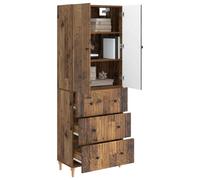 vidaXL Ensemble de Meubles 2 pcs 66 x 34,5 x 90 cm Bois d'ingénierie, Ensemble de Meubles Adaptable, pièces Modernes et élégantes pour Votre Salon, Bureau ou Maison, Design Pratique