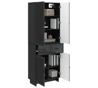 vidaXL Ensemble de Meubles 2 pcs 66 x 34,5 x 90 cm Bois d'ingénierie, Ensemble de Meubles d’extérieur stylés, Repas en Patio, détente Polyvalente pour Petits espaces et balcons