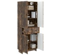 vidaXL Ensemble de Meubles 2 pcs 66 x 34,5 x 90 cm Bois d'ingénierie, Ensemble de Meubles d’extérieur stylés, Repas en Patio, détente Polyvalente pour Petits espaces et balcons