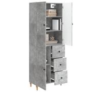 vidaXL Ensemble de Meubles 2 pcs 66 x 34,5 x 90 cm Bois d'ingénierie, Mobilier abordable et stylé pour Salon, Jardin et Maison, incluant des Designs modulables et Convertibles