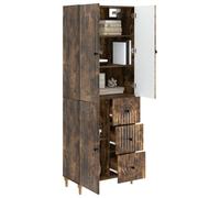 vidaXL Ensemble de Meubles 2 pcs 66 x 34,5 x 90 cm Bois d'ingénierie, Mobilier abordable et stylé pour Salon, Jardin et Maison, incluant des Designs modulables et Convertibles