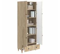 vidaXL Ensemble de Meubles 2 pcs 66 x 34,5 x 95 cm Bois d'ingénierie, Une Collection de Meubles modulaires, Ensemble Moderne pour Le Salon, Solution de Rangement Dynamique