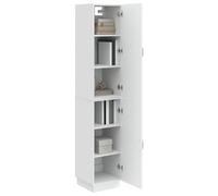 vidaXL Ensemble de Meubles 2 pcs Blanc Brillant Bois d'ingénierie, Ensemble de Meubles chez soi, Arrangement stylé, mobilier de Jardin modulable, Collection déco Polyvalente