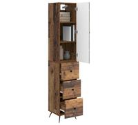 vidaXL Ensemble de Meubles 2 pcs Bois Ancien 34,5 x 34,5 x 90 cm, Étagères réglables, Meuble Moderne, Organisateur Pratique pour Salon, Bureau et Chambre, Solution Efficace pour chez Vous