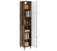 vidaXL Ensemble de Meubles 2 pcs Bois Ancien Bois d'ingénierie, Salon, Ensemble de Meubles rectangulaires intérieur extérieur, Sièges stylés pour se détendre, Usage Polyvalent