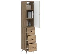vidaXL Ensemble de Meubles 2 pcs Chêne Artisanal 34,5 x 34,5 x 90 cm, Étagères réglables, Meuble Moderne, Organisateur Pratique pour Salon, Bureau et Chambre, Solution Efficace pour chez Vous