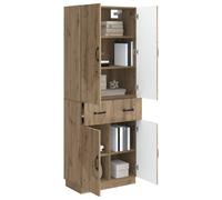 vidaXL Ensemble de Meubles 2 pcs Chêne Artisanal Bois d'ingénierie, Installation Flexible, Meubles Modernes, Gain de Place, Confortables et Parfaits pour l'extérieur