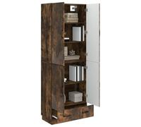 vidaXL Ensemble de Meubles 2 pcs Chêne fumé Bois d'ingénierie, Ensemble de Meubles Modernes, Bureau Ergonomique, Salon Dynamique, Accessoires de Travail Pratiques, Solutions de Rangement