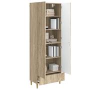 vidaXL Ensemble de Meubles 2 pcs Chêne Sonoma Bois d'ingénierie, Ensemble de Meubles de Bureau Chic, Salon Moderne, déco Fonctionnelle, Compact et stylé pour Tous Les espaces