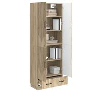 vidaXL Ensemble de Meubles 2 pcs Chêne Sonoma Bois d'ingénierie, Ensemble de Meubles Modernes, Bureau Ergonomique, Salon Dynamique, Accessoires de Travail Pratiques, Solutions de Rangement