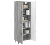 vidaXL Ensemble de Meubles 2 pcs Sonoma Gris 66 x 34,5 x 89,5 cm, Ensemble de Meubles abordables, Designs Modernes et Tables réglables ergonomiques pour Petits espaces