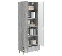 vidaXL Ensemble de Meubles 2 pcs Sonoma Gris Bois d'ingénierie, Ensemble de Meubles de Bureau Chic, Salon Moderne, déco Fonctionnelle, Compact et stylé pour Tous Les espaces