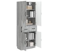 vidaXL Ensemble de Meubles 2 pcs Sonoma Gris Bois d'ingénierie, Installation Flexible, Meubles Modernes, Gain de Place, Confortables et Parfaits pour l'extérieur