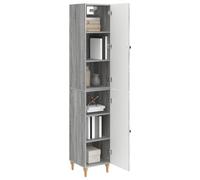 vidaXL Ensemble de Meubles 2 pcs Sonoma Gris Bois d'ingénierie, Salon, Ensemble de Meubles rectangulaires intérieur extérieur, Sièges stylés pour se détendre, Usage Polyvalent