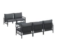 vidaXL Ensemble de Meubles de Jardin - Canapé modulable pour terrasse, Salon, arrière-Cour, Parfait pour Le Patio.