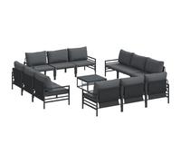vidaXL Ensemble de Meubles de Jardin, chaises Modernes, agencement modulable, Salon de Jardin, sièges Confortables et ergonomiques