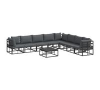 vidaXL Ensemble de Meubles de Jardin - Idéal pour Le Jardin ou la terrasse. Résistant aux intempéries et Adaptable à Ton Style. Moderne et Flexible, il s'intègre Partout.