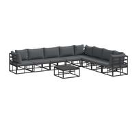 vidaXL Ensemble de Meubles de Jardin - Idéal pour Le Jardin ou la terrasse. Résistant aux intempéries et Adaptable à Ton Style. Moderne et Flexible, il s'intègre Partout.