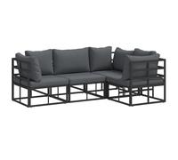 vidaXL Ensemble de Meubles de Jardin - Parfait pour Le Patio, la terrasse ou Le Jardin. Ce canapé modulaire est Top pour Les apéros et Les Repas Dehors.