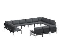 vidaXL Ensemble de Meubles de Jardin - Parfait pour Votre Patio ou ta terrasse ! Idéal pour Les soirées Entre Amis Dehors.