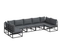 vidaXL Ensemble de Meubles de Jardin - Un canapé Moderne et Confortable pour ta terrasse, Qui résiste aux intempéries et est Parfait pour se détendre.