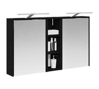 vidaXL Ensemble de Meubles de Salle de Bain 3 pcs 106 x 16 x 62,5 cm, Rangement élégant pour Salle de Bain, Ensemble Modern, étagères murales stylées, Meubles contemporains, Accessoires Luxe
