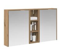 vidaXL Ensemble de Meubles de Salle de Bain 3 pcs 106 x 16 x 62,5 cm, Rangement élégant pour Salle de Bain, Ensemble Modern, étagères murales stylées, Meubles contemporains, Accessoires Luxe