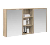 vidaXL Ensemble de Meubles de Salle de Bain 3 pcs 116 x 16 x 62,5 cm, Rangement élégant pour Salle de Bain, Ensemble Modern, étagères murales stylées, Meubles contemporains, Accessoires Luxe