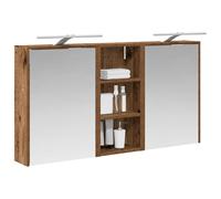 vidaXL Ensemble de Meubles de Salle de Bain 3 pcs 116 x 16 x 62,5 cm, Rangement élégant pour Salle de Bain, Ensemble Modern, étagères murales stylées, Meubles contemporains, Accessoires Luxe