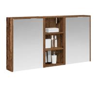 vidaXL Ensemble de Meubles de Salle de Bain 3 pcs 116 x 16 x 62,5 cm, Rangement élégant pour Salle de Bain, Ensemble Modern, étagères murales stylées, Meubles contemporains, Accessoires Luxe