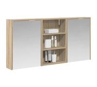 vidaXL Ensemble de Meubles de Salle de Bain 3 pcs 126 x 16 x 62.5 cm, Rangement élégant pour Salle de Bain, Ensemble Modern, étagères murales stylées, Meubles contemporains, Accessoires Luxe